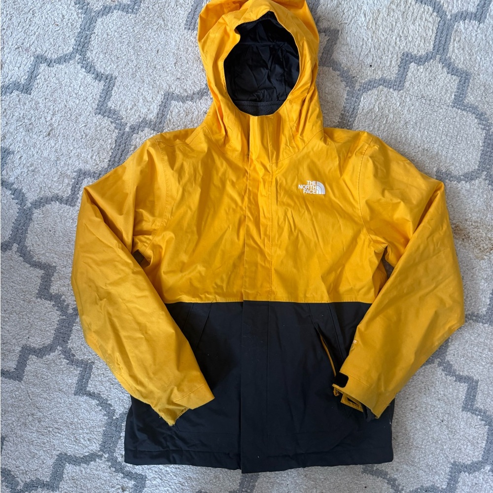 The North Face Boys' Yellow/ Gray Ski Jacket